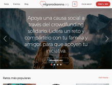 Tablet Screenshot of migranodearena.org